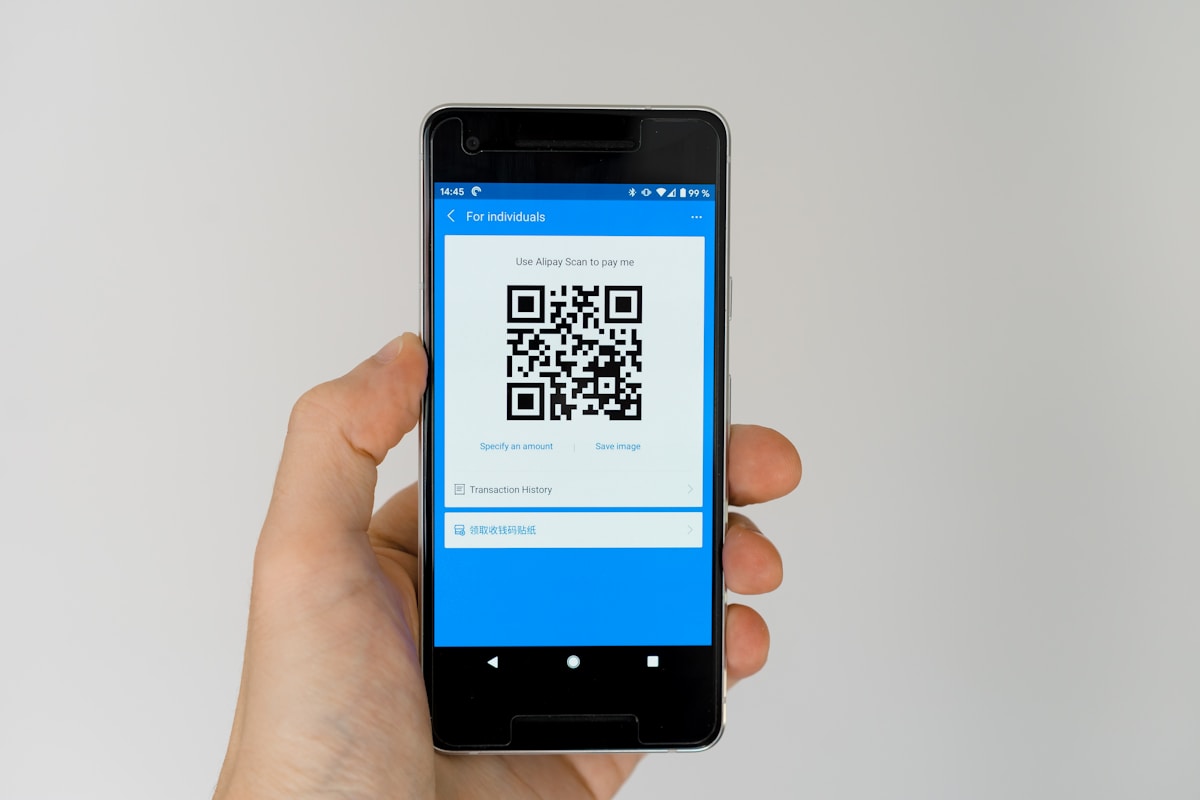 Scansione QR code con smartphone